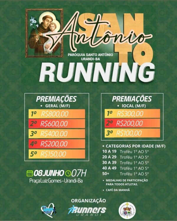 SANTO ANTÔNIO RUNNING (URANDI - BA) 8/06/2025