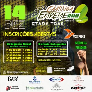 5ª CAATINGA EXTREME RUN ETAPA TRAIL - 14/12/2025